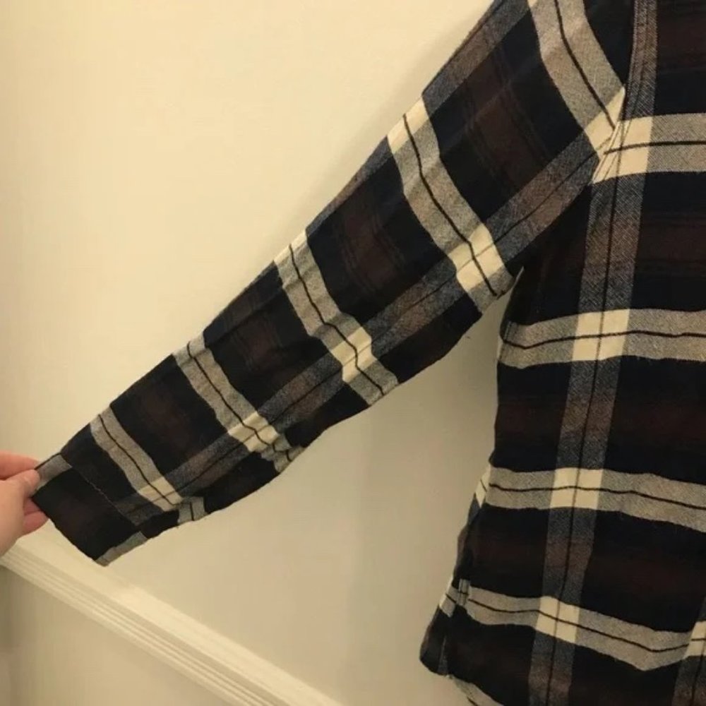 Faherty Plaid Button Down Top - image 3